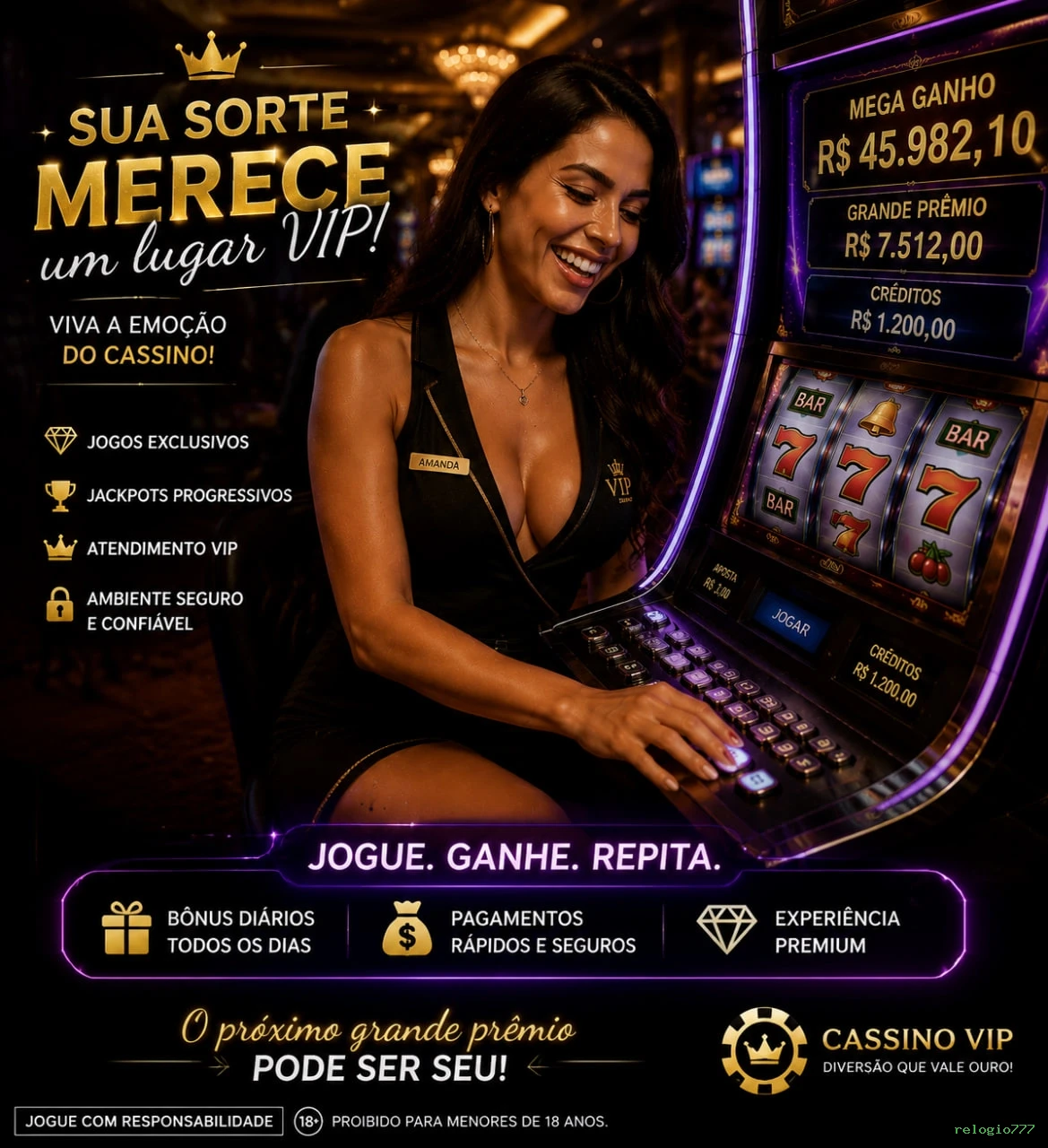 Depositar relogio777